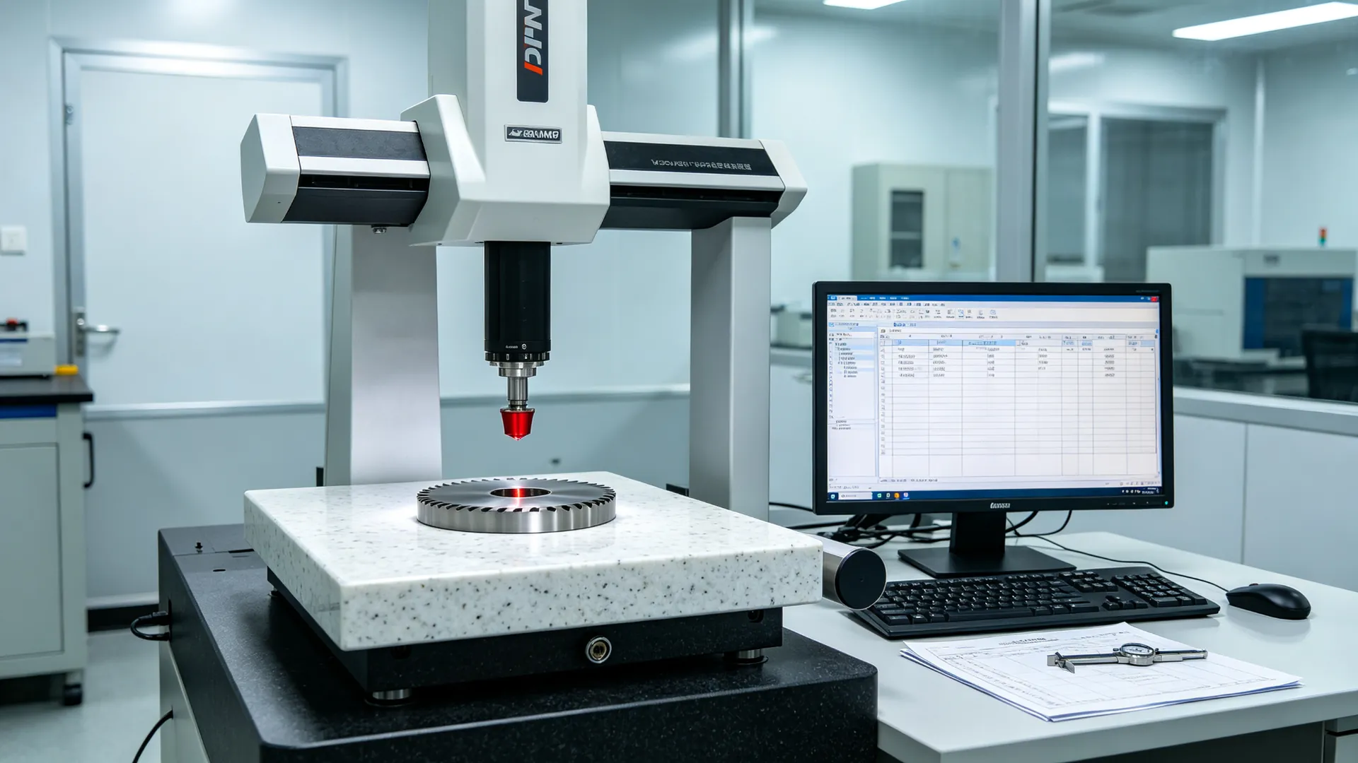 Industrial Knives CMM inspection lab and quality documentation