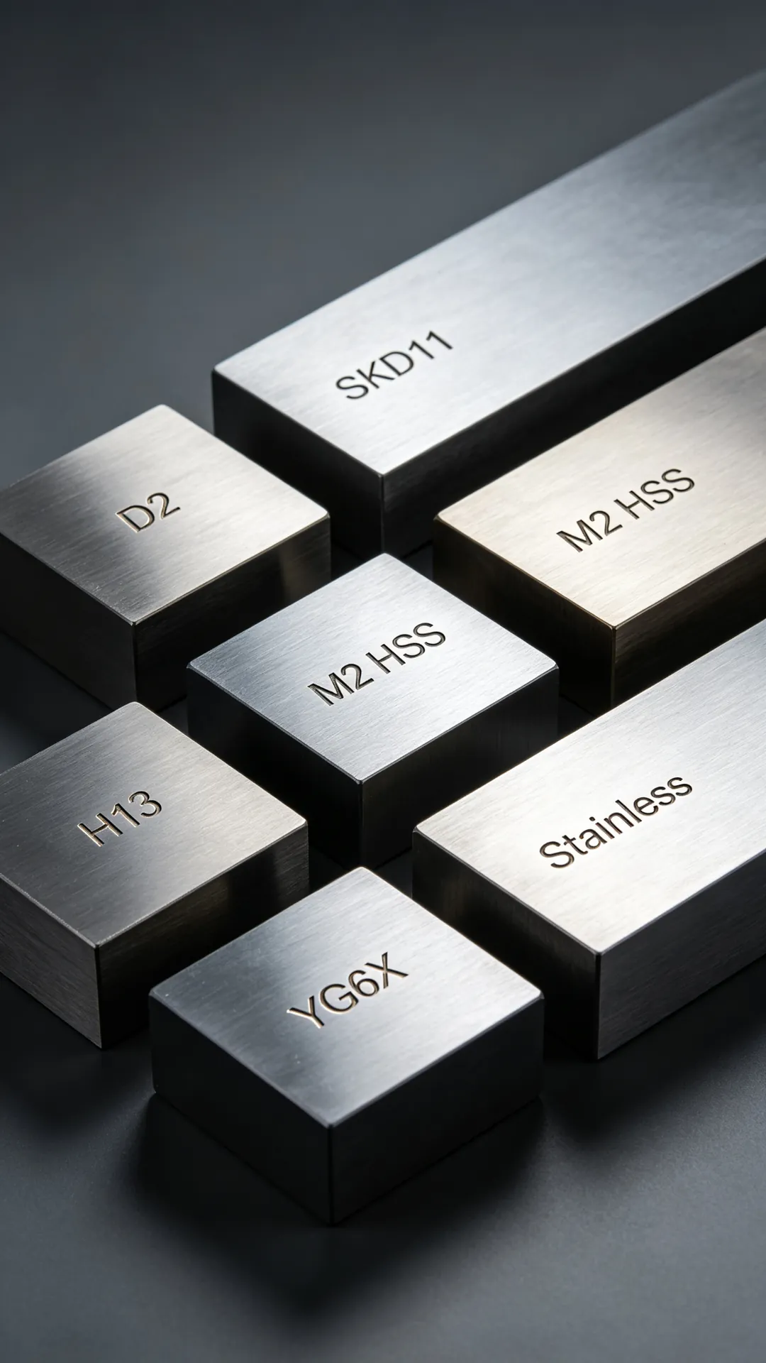 Six steel families for industrial cutting